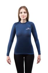 Майка лайкровая лонгслив синий Майка лайкровая лонгслив синий